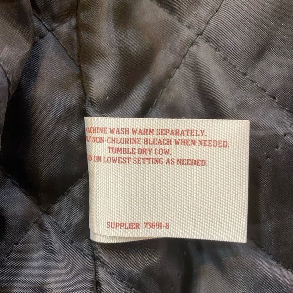 Arizona Jeans Co Womens Black Jacket Faux Fur Hood Rain Slick Jrs Plus 3X - Picture 14 of 16